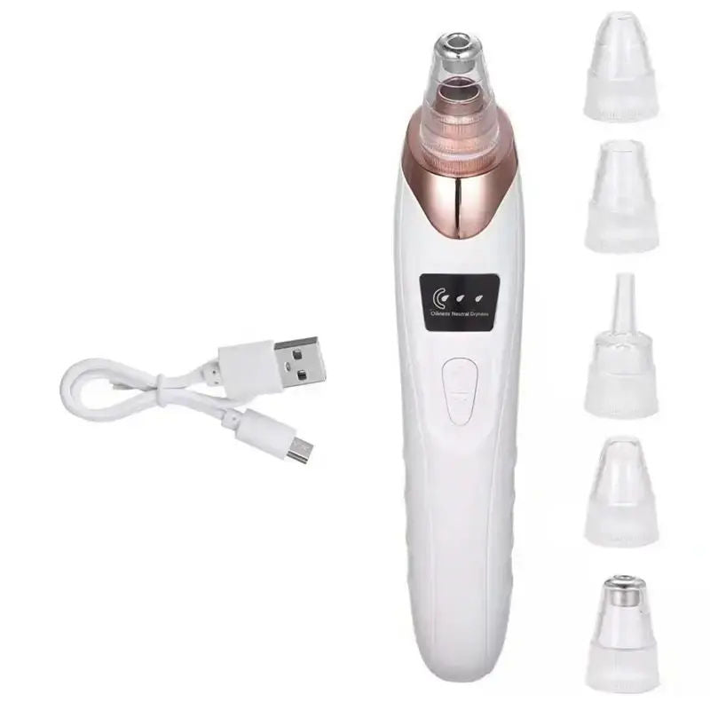 USB Rechargeable Handheld Pore Beauty Pen Absorb Redundant Skin Sebum to Unclog Congested Pore Passages on Nose and Cheeks