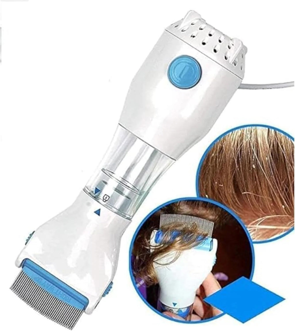 V-Comb Electronic Head Lice Removal Machine – Safe & Effective Anti-Lice Device with 4 Replaceable Filters
