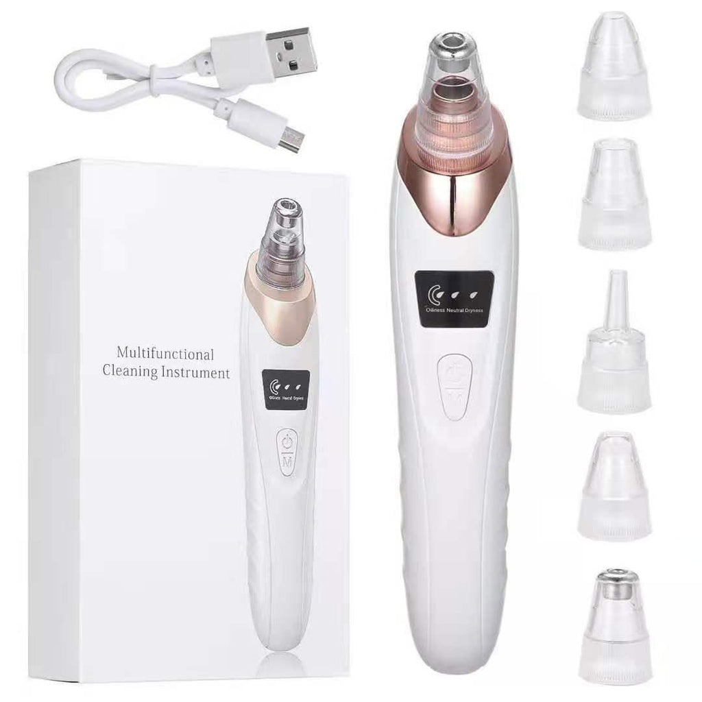 USB Rechargeable Handheld Pore Beauty Pen Absorb Redundant Skin Sebum to Unclog Congested Pore Passages on Nose and Cheeks